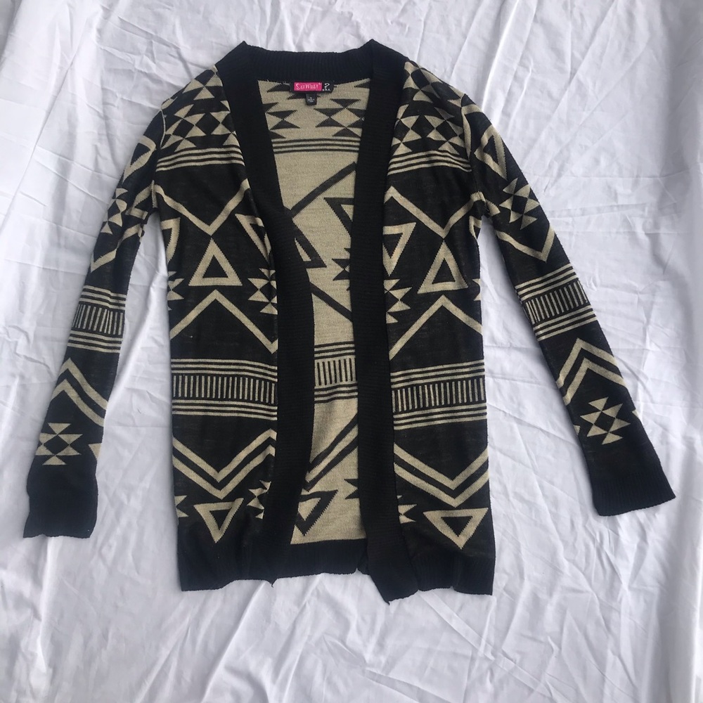 Aztec Print Cardigan